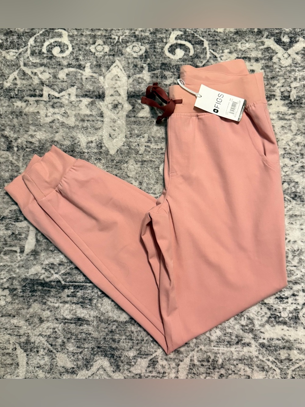 Figs Pink Sand Jogger Scrub Pants